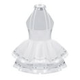 thumbnail image 2 of ranrann Kid Girls Sleeveless Leotard Gymnastics Ballet Dance Tutu Dress Ballerina Ballroom Costumes White 4, 2 of 7