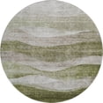 thumbnail image 2 of Addison Rugs Mayfield Premium Machine Washable Transitional Swirls Green Round Rug, 8' x 8', 2 of 5