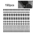 thumbnail image 3 of koolsoo 190 Pieces Car Fastener Clip ABS Plastic Car Repair Tools Set Replacement Kit, 3 of 8