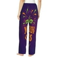 thumbnail image 3 of Daiia Mardi Gras2 Women's Sleep Pant with Pockets and Drawstring,Pajama Pants-Large, 3 of 9