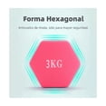 thumbnail image 2 of Mancuerna Pesa Neopreno 3 Kg Gym Entrenamiento Kit 2 Piezas rosa, 2 of 5