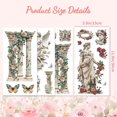 thumbnail image 2 of Rub on Transfer Decals for Furniture Crafts 6"x12" 4Pcs Roman Statue Waterproof UV Transfer Decals Sticker for Dresser Glass Porcelain Wood DIY, 2 of 9