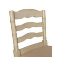 thumbnail image 4 of Linon Marden 30" Ladder Back Bar Stool, Antique Whitewash, 4 of 10