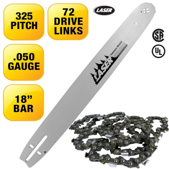 LASER Chaîne et Guide de 18po .325-050 72 maillons-guides