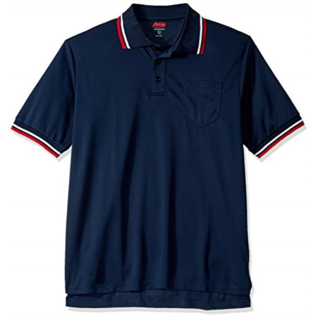 Sized for Chest Protector Adams USA Short Sleeve Baseball Umpire Shirt POWDER BLUE 
