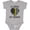 AC-Heather Grey, variant on Inktastic Dispatcher Mommy Gold Line Emergency Boys or Girls Baby Bodysuit