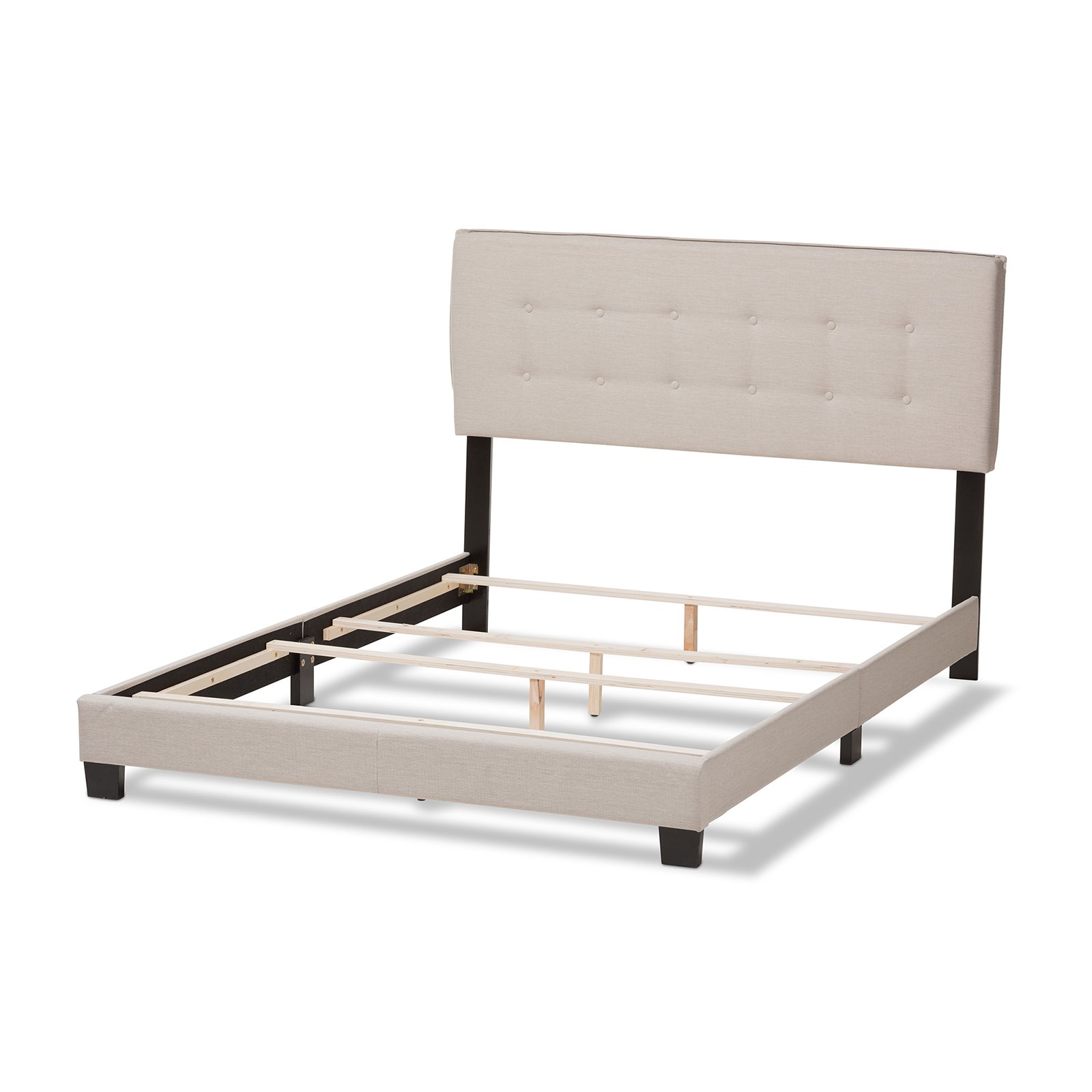 Baxton Studio Audrey Modern and Contemporary Upholstered Bed, Multiple Sizes, Multiple Colors - image 4 of 10