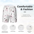 thumbnail image 6 of Picia Cute Poodle Dog pattern Mens Swim Trunks with Compression Liner Stretch Beach Shorts Quick Dry with Zipper Pockets No-Chafing Board Shorts-XX-Large, 6 of 9