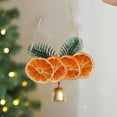 thumbnail image 1 of Xihbxyly Campanas Navideñas, Exquisito Diseño de Hierro, Color Naranja Brillante, Decoración para Puerta o Árbol, Ambiente Festivo, Fácil Instalación, Tamaño 23 X 13 X 5 Cm, Perfectas para Familiares, 1 of 6