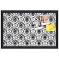 thumbnail image 2 of PinPix 22x14 Custom Cork Bulletin Board Grand Floral Motif Poster Board Has a Fabric Style Canvas Finish, Framed in Grand Floral Motif, by ArtToFrames (PinPix-181), 2 of 5