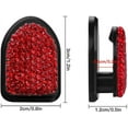 thumbnail image 2 of OTOSTAR 4 Pack Bling Crystal Car Mini Hook, Multifunctional Car Hanger Storage for Key, Earphone, Charging Cable, Purse, Universal Car Accessories (Red Crystal), 2 of 8