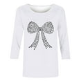 thumbnail image 4 of Womens Summer Tops Trendy Womens Funny T Shirts Under 10 Dollars Basic Fitted Short Sleeve Tees Skims Dupes Shirt, 4 of 4