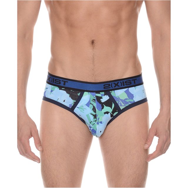 2(X)IST - Calzoncillos para hombre con diseño gráfico que no se muestran, azul, pequeño 2(X)IST Bragas
