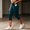 Navy women high waisted capri leggings with pockets a1, variant on Cagogo Women's High Waisted Capri Leggings with Pockets Slim Fit Active Sport Pants Casual Yoga Lounge Athletic Wear Summer Outfits, Dark Blue 2XL
