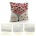 thumbnail image 4 of RUIYC Valentines Day Pillow Cover Hearts Tree Love is Decoration Holiday Home Decorative Pillow Case for Sofa Couch Decor, 4 of 5