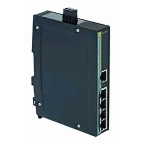 Harting 10/100/1000 Mbit/s 7Port RJ45 DIN Rail Mount Ethernet Switch 24034070030