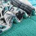 thumbnail image 2 of Soft Printed Micromink Sherpa Comforter Set, 3-Piece Comforter Set – Fluffy Ultra Cozy, Warm, and Plush Reversible Comforter with 2 Pillowcase, Queen/King Size, 2 of 5