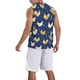 thumbnail image 2 of Sikiie Funny Chicken Basketball Jersey Reversible Men's Mesh Athletic Sports Shirts Training Practice S-4XLMedium, 2 of 6