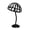 Black, variant on Freestanding Wigs Hat Cap Storage Display Holder Rack Dryer Stand Mannequin for Head Model