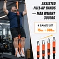 thumbnail image 3 of FAGINEY Pull Up Assistance Bands 75-300lbs, Adjustable Resistance Band for Pull Up Bar with Storage Bag for Home Gym Workout, 3 of 9