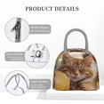 thumbnail image 4 of Disketp Relaxing Cat With Orange Juice Bolsa Térmica para Almuerzo, Lonchera con Abertura Amplia y Gran Capacidad, Organizador Reutilizable para Mujeres, Hombres y Adultos, 4 of 6