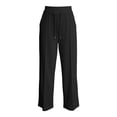 thumbnail image 7 of Bysome Pants For Girls Solid Color Elastic Waist With Drawstring and Pockets Loose Fit Trousers Lightweight Girls Pants Size 5-6 Years Black, 7 of 7
