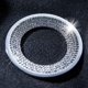 thumbnail image 5 of Bling Volante Logo Tapas DIY Diamante Cristal Emblema Accesorios Decoraciones Interiores para Mujeres, Apto para VW Jetta Passat Golf Tiguan Arteon Atlas, Compatible con Volkswagen, 5 of 5