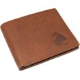 thumbnail image 4 of Marshal Capricorn Zodiac Logo RFID Blocking Real Leather Bifold Trifold Wallet for Men Bifold, 4 of 8
