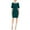 Hunter Green, variant on Connected Apparel Womens Petites Drapey Midi Sheath Dress Green 14P