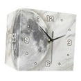 thumbnail image 2 of Reloj de pared de doble cara con diseño lunar y lámpara de acrílico sin perforaciones para comedor. 26x26x26cm, 2 of 9