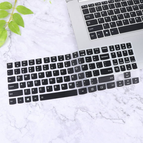 MLINS Silicone Keyboard Cover for Protection Use Black Easy to Clean with Water Compatible for Laptop 15 6 Inches