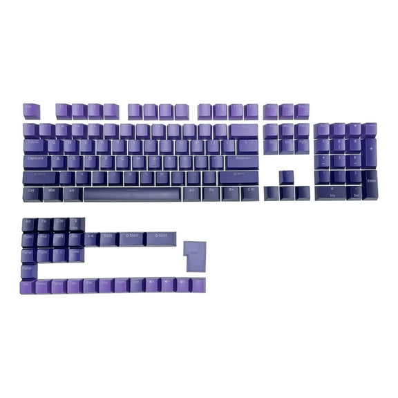 PBT Keycaps OEM Profile Gradients Color for 61/68/98/104/108 Mechanical Keyboard