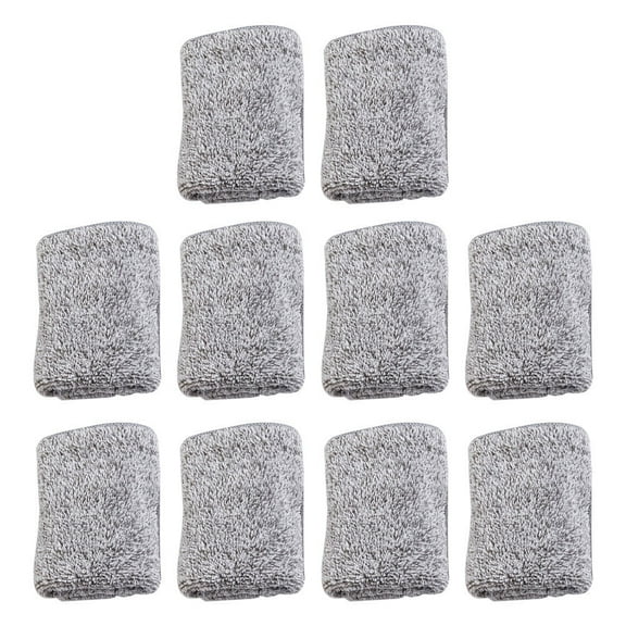 Hytrove 10Pcs Microfiber Japanese Style Square Cleaning Cloth for Kitchen Use 11.8x11.8in