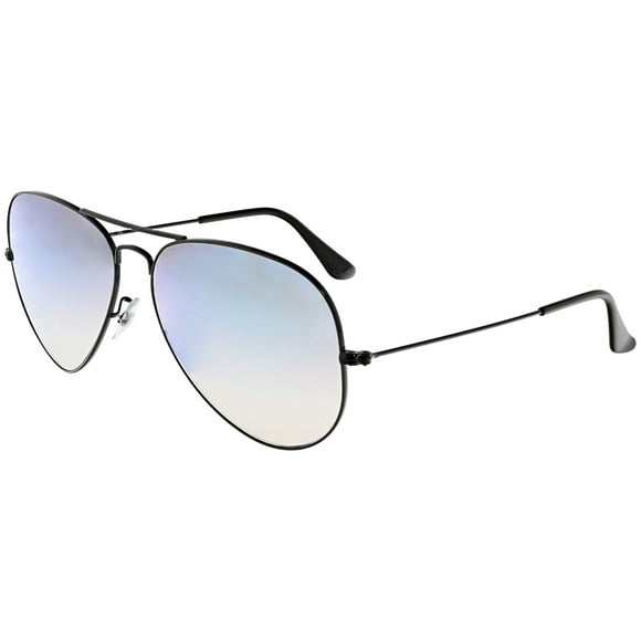 Ray-Ban Men's Gradient RB3025-002/4O-62 Black Aviator Sunglasses