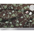 thumbnail image 3 of Soimoi Brown Cotton Poplin Fabric Night Pine Leaves Fabric Prints By Yard 58 Inch Wide, 3 of 3