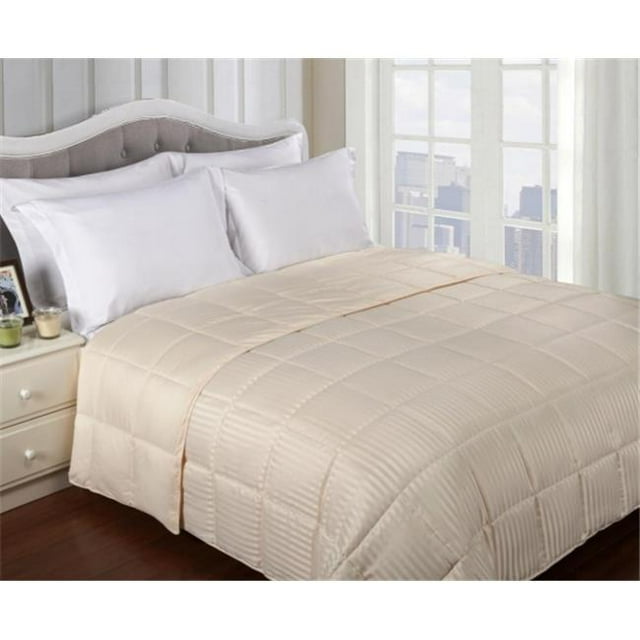 All Season Down Alternative Reversible Blanket Twin/Twin XL-Ivory