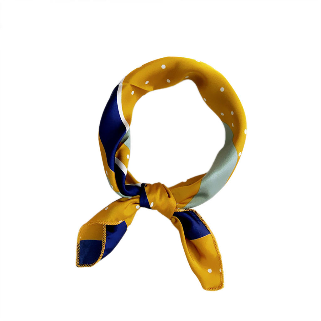 WANYNG scarfs for women Fashion Women Square Head Scarf Wraps Scarves Printed Kerchief Neck
