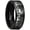 Ebony Wood-Black&Silver, variant on Mens Deer Forest Hunting 8mm Tungsten Carbide Sandalwood Inlay Wedding Band for Men Engagement Ring Polished Charming Jewelry Black and Gold Size 11