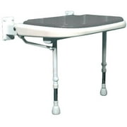 ARC DS4210-GR Deluxe Wide Seat without Back and Arms, Grey