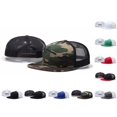 thumbnail image 4 of Unisex Adjustable Snapback Hiphop Flat Brim Hats Visor Baseball Cap, 4 of 5