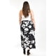 thumbnail image 3 of Short falda con aberturas Roman Fashion /Tallas Extras, 7050, (Negro flor) negro 36, 3 of 6