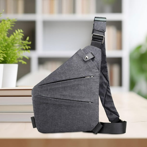 Bolso de Hombro para Hombre Bolso de Hombro Bolso Multiusos Resistente Al Agua para Mochila de Viaje Bolso de Hombro Bolso de Hombro para Oficina de P Gris derecho Walmart en