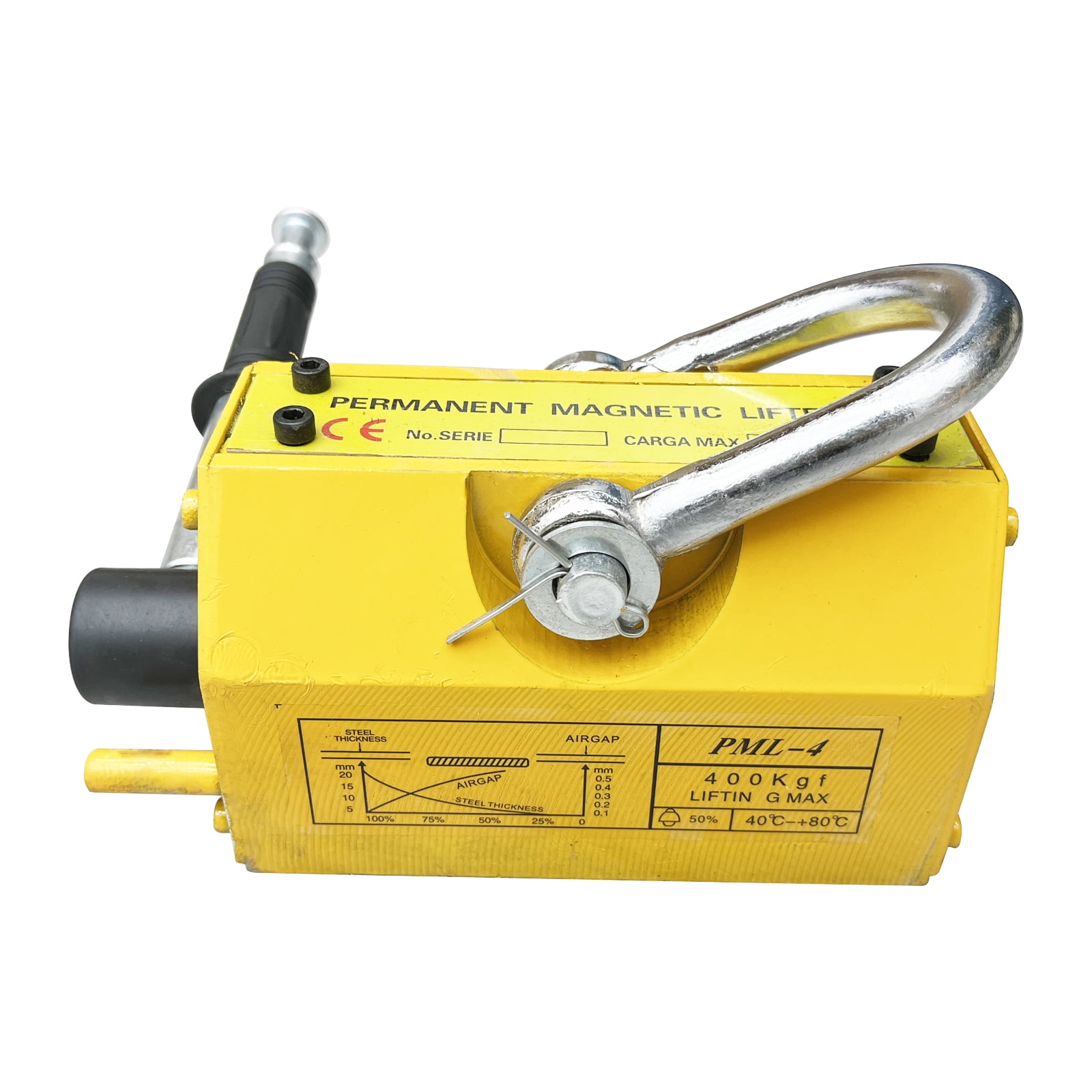 INTSUPERMAI 880lb/400KG Magnetic Lifter Steel Crane Hoist Lifting Neodymium Magnet