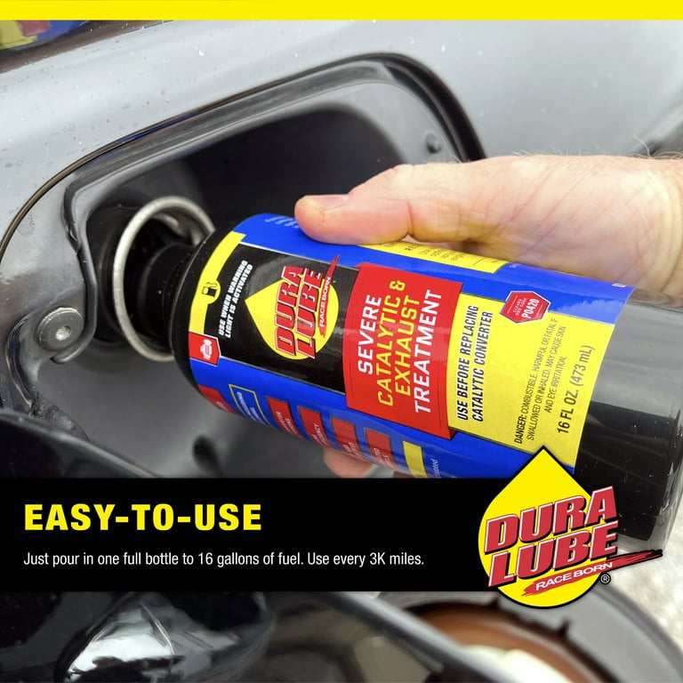 Dura Lube Catalytic Converter Cleaner, Exhaust Treatment Emissions Addititve, 16 oz