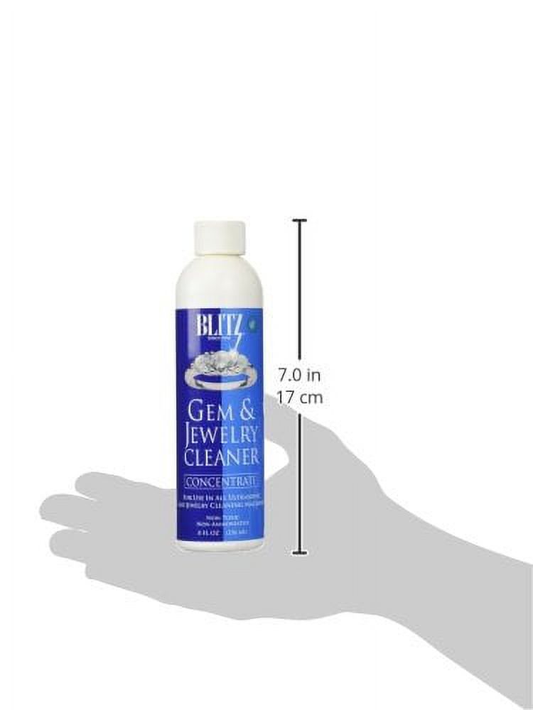 2-Pack 8 oz Blitz Concentrated Jewelry Cleaning Solution 