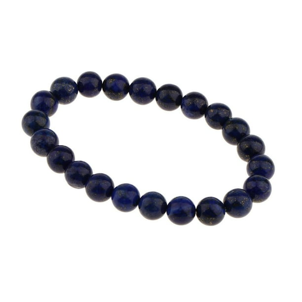 Del Estiramiento De La Joyería Moldeada De Las De Preciosa Del Lapislázuli De 8mm Para Hombre De Las Mujeres Hugo Pulsera Lapis Lazuli