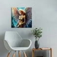 thumbnail image 2 of JEUXUS Abstract Artwork Prints on Canvas Square Steampunk Angel Watercolor Painting for Home Decor, 2 of 4