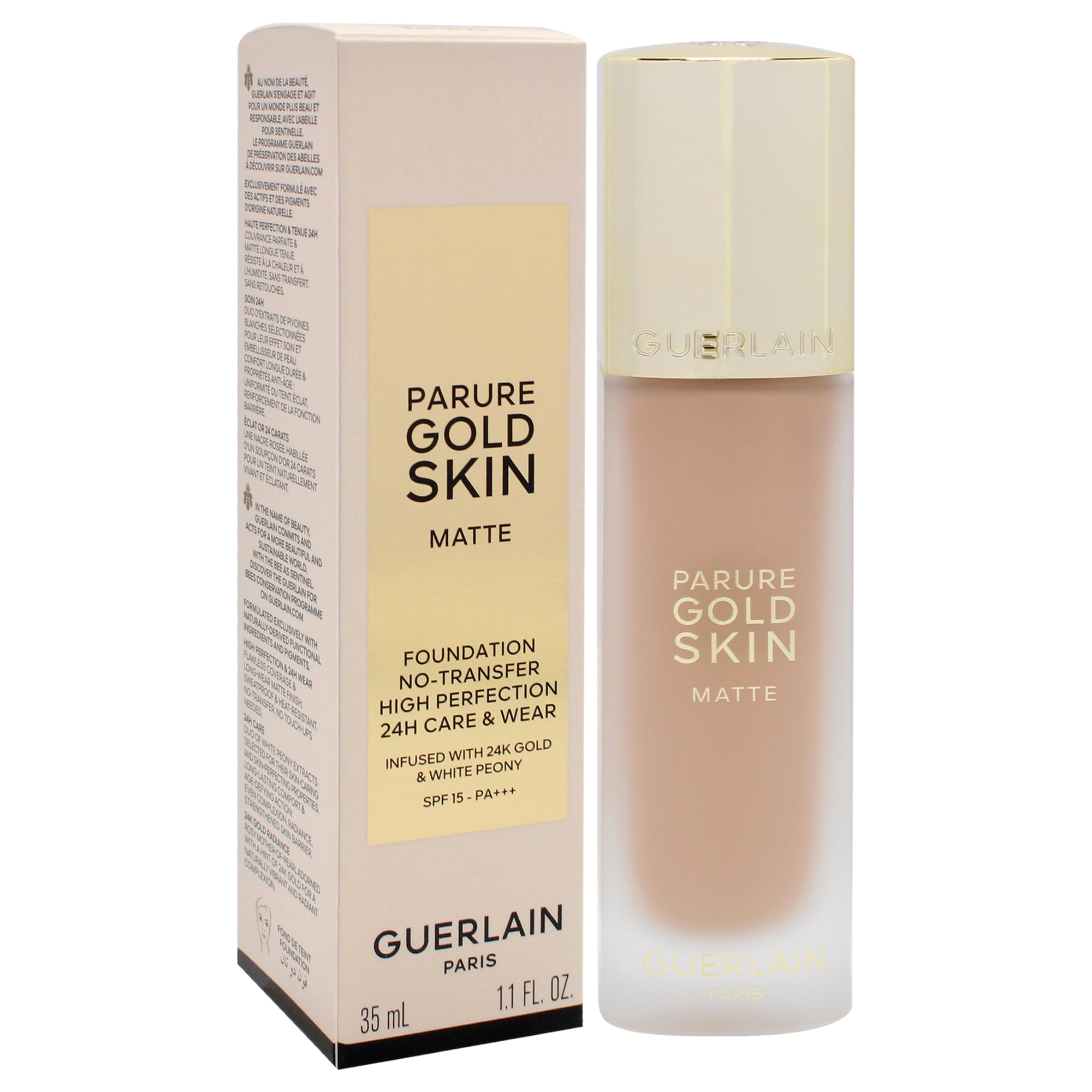 Guerlain Parure Gold Skin Matte 24H Wear No-Transfer Foundation