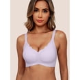 thumbnail image 3 of MINTREUS Women's Seamless Bras No Underwire Scalloped Push Up Bras Soft Wireless Comfort Bralettes Full Coverage, 3 of 8