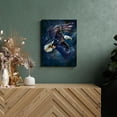 thumbnail image 3 of HFDF American Eagle Bald Eagle Wall Art - Canvas Prt for Bedroom, Bathroom, Livg Room 16x24inch Framed, 3 of 6